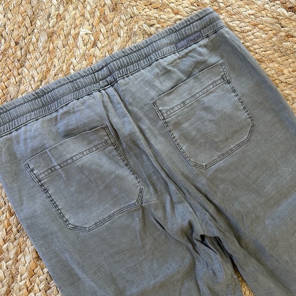 Linen Drawstring Joggers - Picture 5 of 5